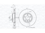MAGNETI MARELLI Bremsscheibe 360406191001 belüftet 349mm 34mm für LAND ROVER