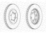 FERODO Bremsscheibe ddf1605 294mm 26mm für DAEWOO