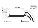 ERNST Endschalldämpfer 105026 für Ford VAG