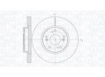 MAGNETI MARELLI Bremsscheibe 361302040737 282mm 23mm für HONDA