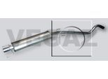 VEGAZ Mittelschalldämpfer os698 für Opel