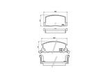 MAGNETI MARELLI Bremsbelagsatz, Scheibenbremse 363700483019 für TOYOTA NISSAN SATURN