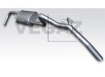 VEGAZ Endschalldämpfer ds257 hinten für NISSAN