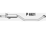 VEGAZ Mittelschalldämpfer ts339 mitte für TOYOTA