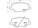 DON Bremsbelagsatz, Scheibenbremse pcp1789 für Opel