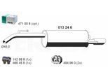 ERNST Endschalldämpfer 013246 für Opel GM
