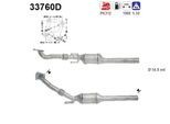 AS Katalysator 33760d für VW Skoda