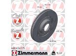 ZIMMERMANN Bremsscheibe 460454175 Vorderachse rechts 410mm 38mm für Porsche