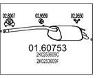 MTS Endschalldämpfer 0160753 für VW