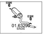 MTS Endschalldämpfer 0163290 für ROVER