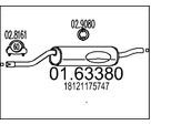 MTS Endschalldämpfer 0163380 für BMW