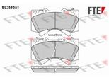 FTE Bremsbelagsatz, Scheibenbremse 9010812 Vorderachse für TOYOTA (FAW) LEXUS