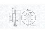 MAGNETI MARELLI Bremsscheibe 360406204800 289mm 28mm für Ford MAZDA