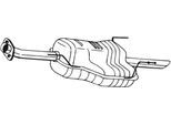 BOSAL Endschalldämpfer 185441 für Opel Vaughall