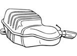 BOSAL Endschalldämpfer 235149 für Volvo