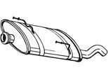 BOSAL Endschalldämpfer 190873 für Peugeot
