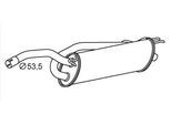 VEGAZ Endschalldämpfer fts526 für Fiat