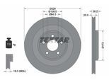 TEXTAR Bremsscheibe PRO+ 92178005 326mm 20mm für JAGUAR