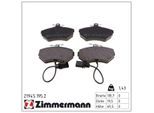 ZIMMERMANN Bremsbelagsatz, Scheibenbremse 219451952 Vorderachse für VAG