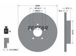 TEXTAR Bremsscheibe 92278103 292mm 16mm für SAMSUNG NISSAN (DFAC)