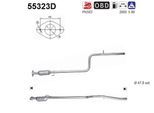 AS Katalysator 55323d für Fiat