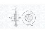 MAGNETI MARELLI Bremsscheibe 360406120401 275mm 22mm für TOYOTA
