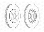 CHAMPION Bremsscheibe 562180ch 300mm 24mm für Ford JAGUAR