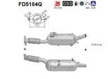 AS Ruß-/Partikelfilter, Abgasanlage fd5184q für Opel RENAULT