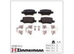 ZIMMERMANN Bremsbelagsatz, Scheibenbremse 231381452 Hinterachse für Mercedes