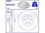 DELPHI Bremsscheibe bg5023c 325mm 20mm für JAGUAR (CHERY)