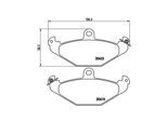 MAGNETI MARELLI Bremsbelagsatz, Scheibenbremse 363700468017 für Chrysler RENAULT LOTUS