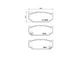 MAGNETI MARELLI Bremsbelagsatz, Scheibenbremse 363700479031 für SATURN Suzuki MARUTI (CHANGAN)