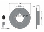 TEXTAR Bremsscheibe 92066003 290mm 10mm für Suzuki