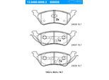 ATE Bremsbelagsatz, Scheibenbremse 13046080082 für JEEP