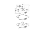 MAGNETI MARELLI Bremsbelagsatz, Scheibenbremse 363700485049 für VW