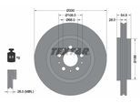 TEXTAR Bremsscheibe 92178303 330mm 28mm für Volvo