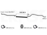 ERNST Mittelschalldämpfer 105088 für Ford SEAT