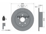 TEXTAR Bremsscheibe PRO 92314203 290mm 12mm für TOYOTA