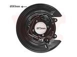 VAN WEZEL Spritzblech, Bremsscheibe 5393376 Hinterachse rechts für TOYOTA