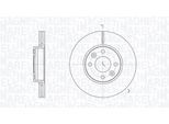 MAGNETI MARELLI Bremsscheibe 361302040632 258mm 22mm für Mercedes LADA RENAULT DACIA