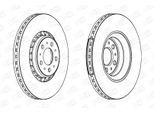 CHAMPION Bremsscheibe 562217ch1 336mm 30mm für Volvo