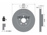 TEXTAR Bremsscheibe PRO+ 92323905 296mm 25mm für Volvo LYNK & CO