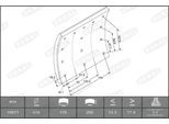 BERAL Bremsbelagsatz, Trommelbremse kbl1907101627 für DAF Volvo STEYR RENAULT TRUCKS