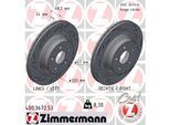 ZIMMERMANN Bremsscheibe 400367253 Hinterachse Geschlitzt 320mm 24mm für Mercedes