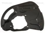 TRISCAN Spritzblech, Bremsscheibe 812523113 Vorderachse links für Mercedes