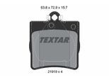 TEXTAR Bremsbelagsatz, Scheibenbremse 2191903 für Chrysler Mercedes