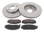 MAPCO Bremsensatz, Scheibenbremse 47529 Vorderachse belüftet 276mm 26mm für SSANGYONG HYUNDAI KIA