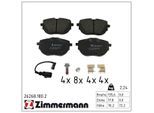ZIMMERMANN Bremsbelagsatz, Scheibenbremse 262681802 Vorderachse für VAG
