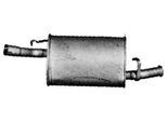 VEGAZ Endschalldämpfer fts182 hinten für Fiat AUTOBIANCHI