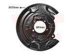 VAN WEZEL Spritzblech, Bremsscheibe 5308374 Hinterachse rechts für TOYOTA